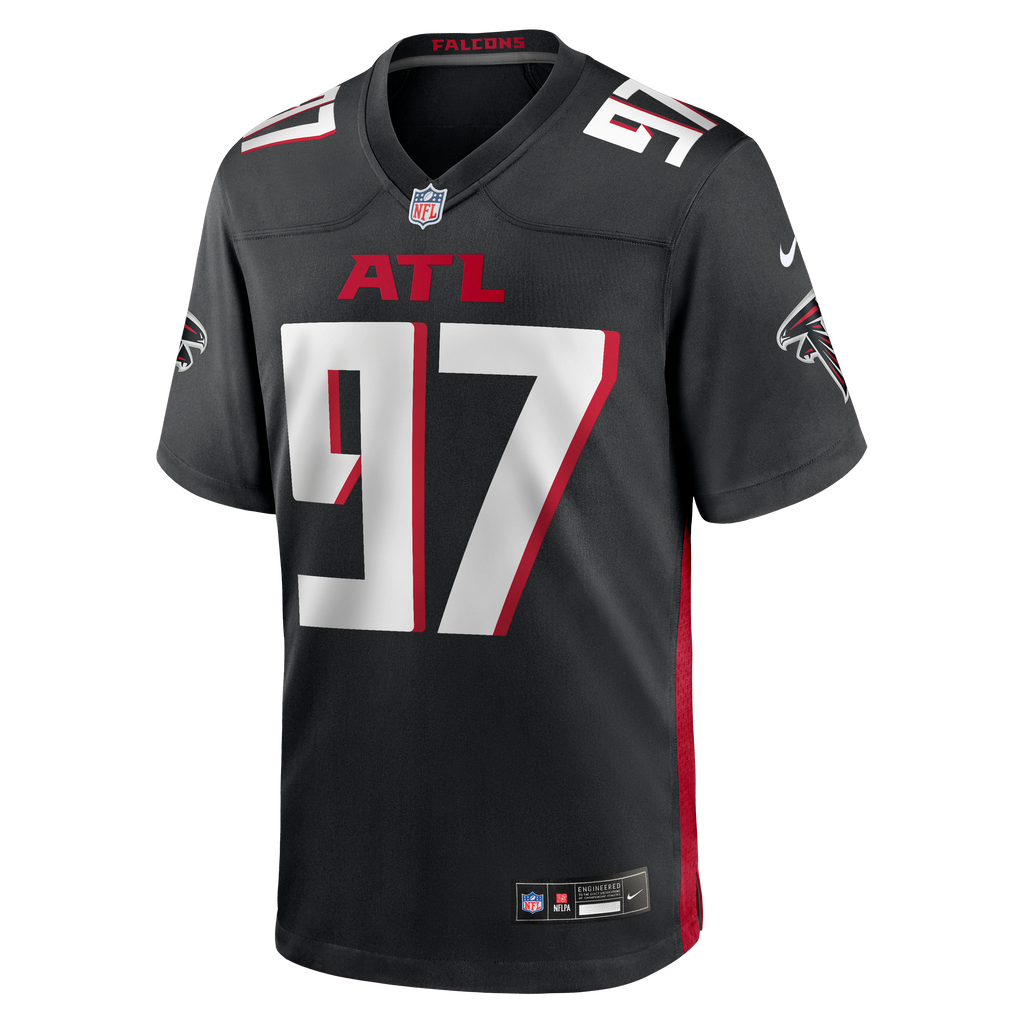 Men's Atlanta Falcons Grady Jarrett Nike Black Game Player Jersey