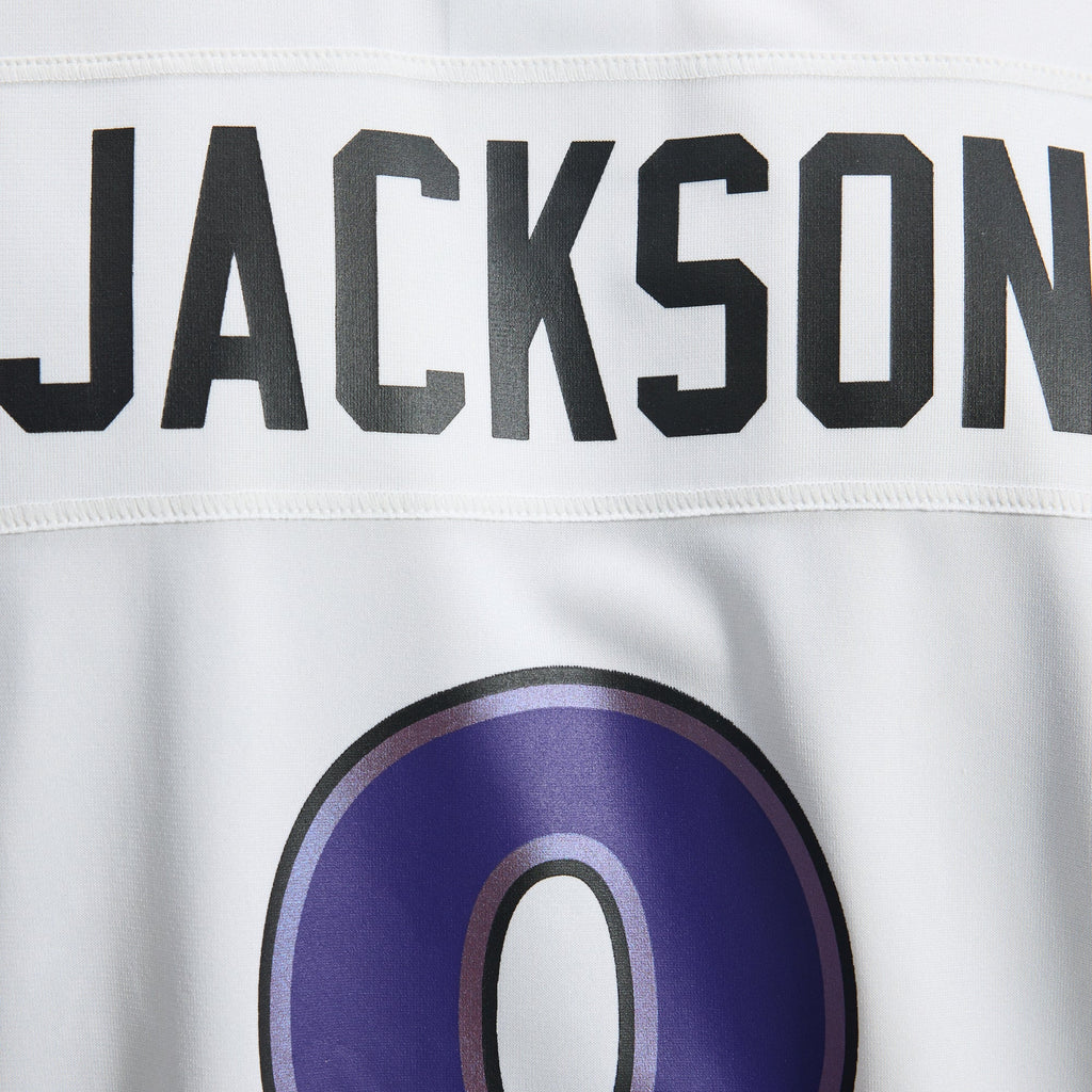 Men's Baltimore Ravens Lamar Jackson Nike White Game Jersey