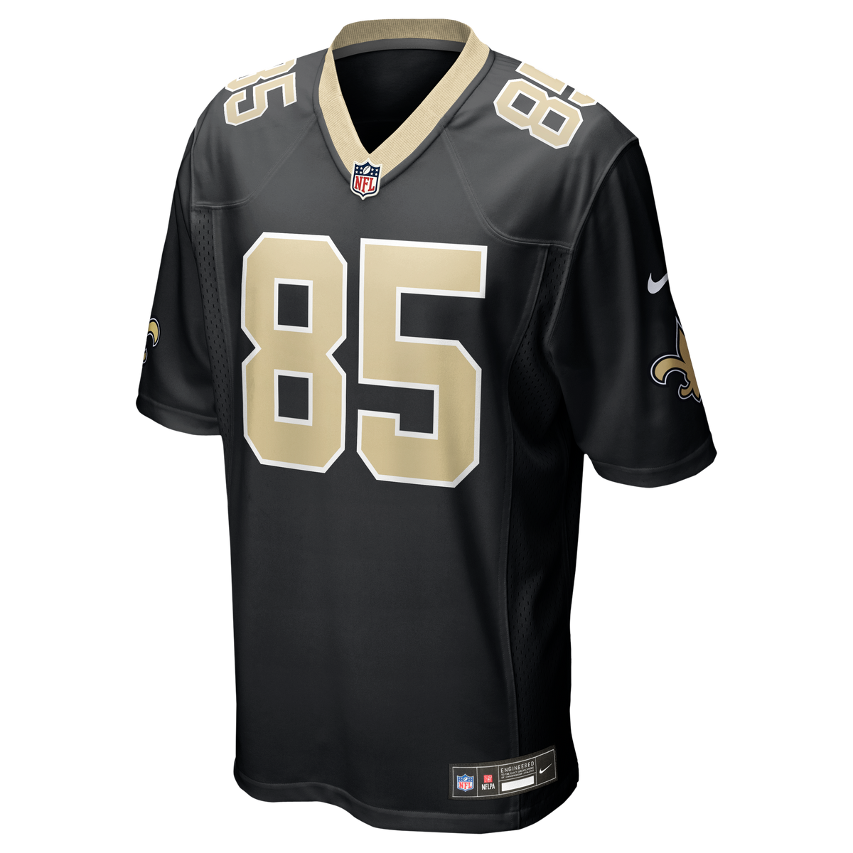 Men's New Orleans Saints Mason Pline Nike  Black Team Game Jersey