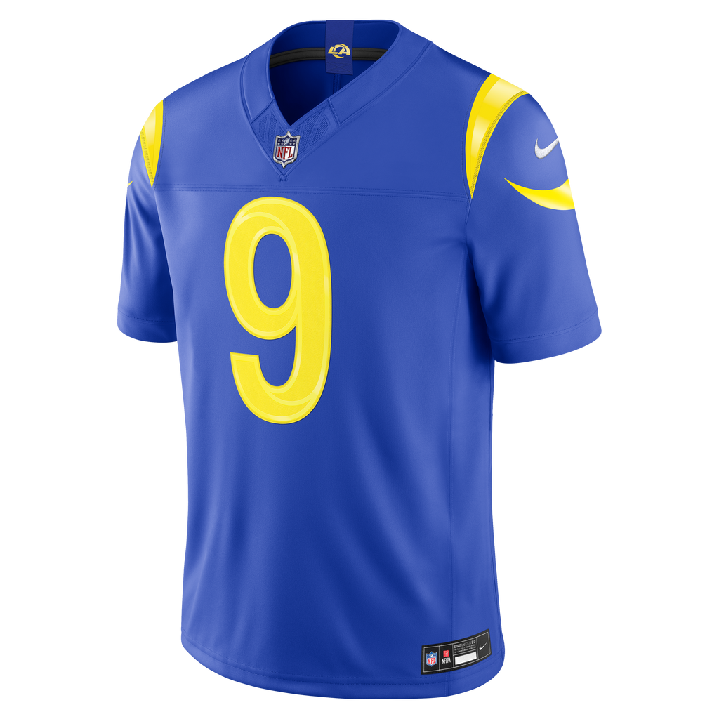 Men's Los Angeles Rams Matthew Stafford Nike White Vapor F.U.S.E. Stitched Limited Jersey