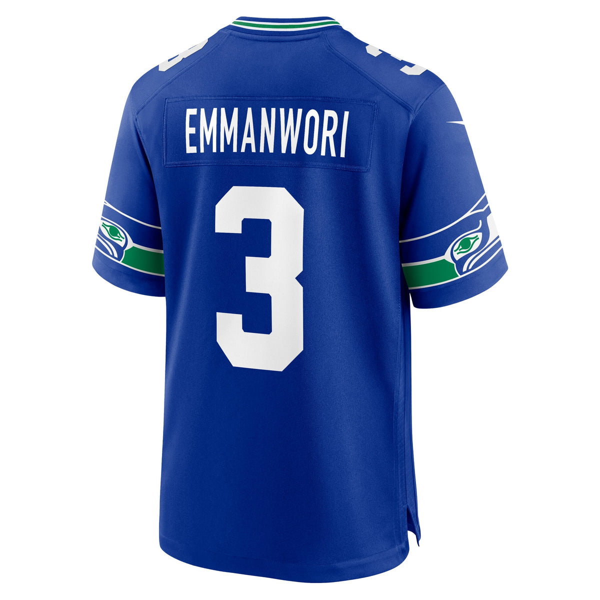 Men's Seattle Seahawks Nick Emmanwori Nike  College Navy Team Game Jersey