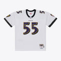 Men's Baltimore Ravens Terrell Suggs Mitchell & Ness White 2003 Legacy Replica Player Jersey