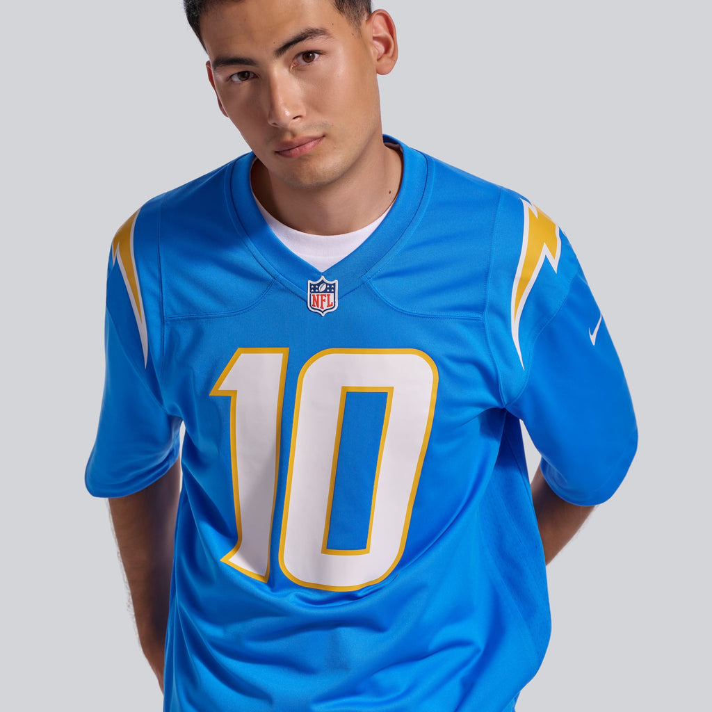 Men's Los Angeles Chargers Justin Herbert Nike Gold Alternate Charger Power Game Player Jersey