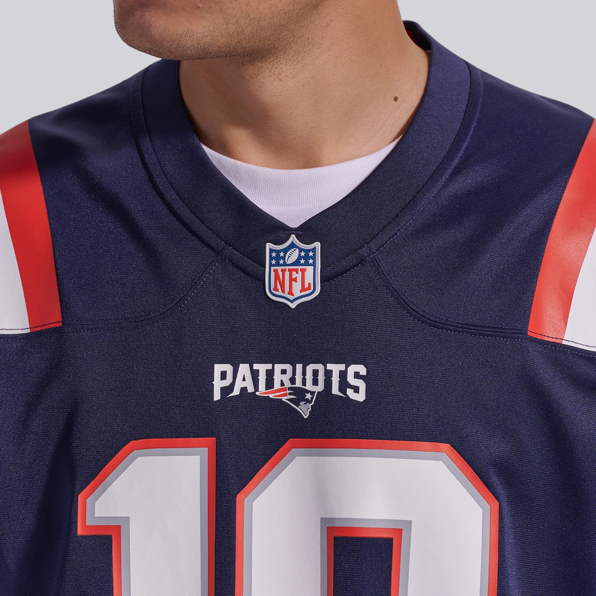 Men's New England Patriots Drake Maye Nike Navy  Player Game Jersey