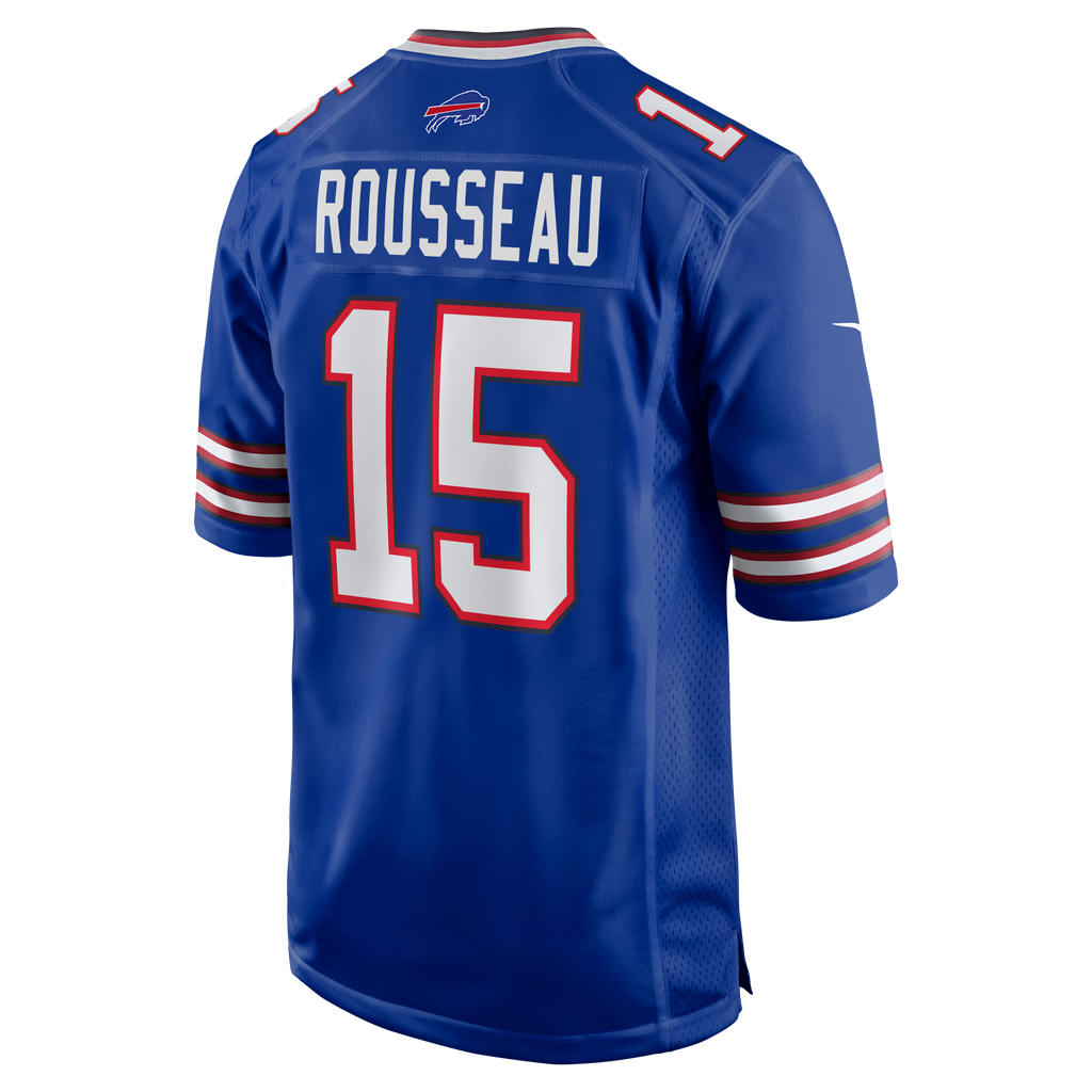 Men's Buffalo Bills Gregory Rousseau Nike Royal Team Game Jersey