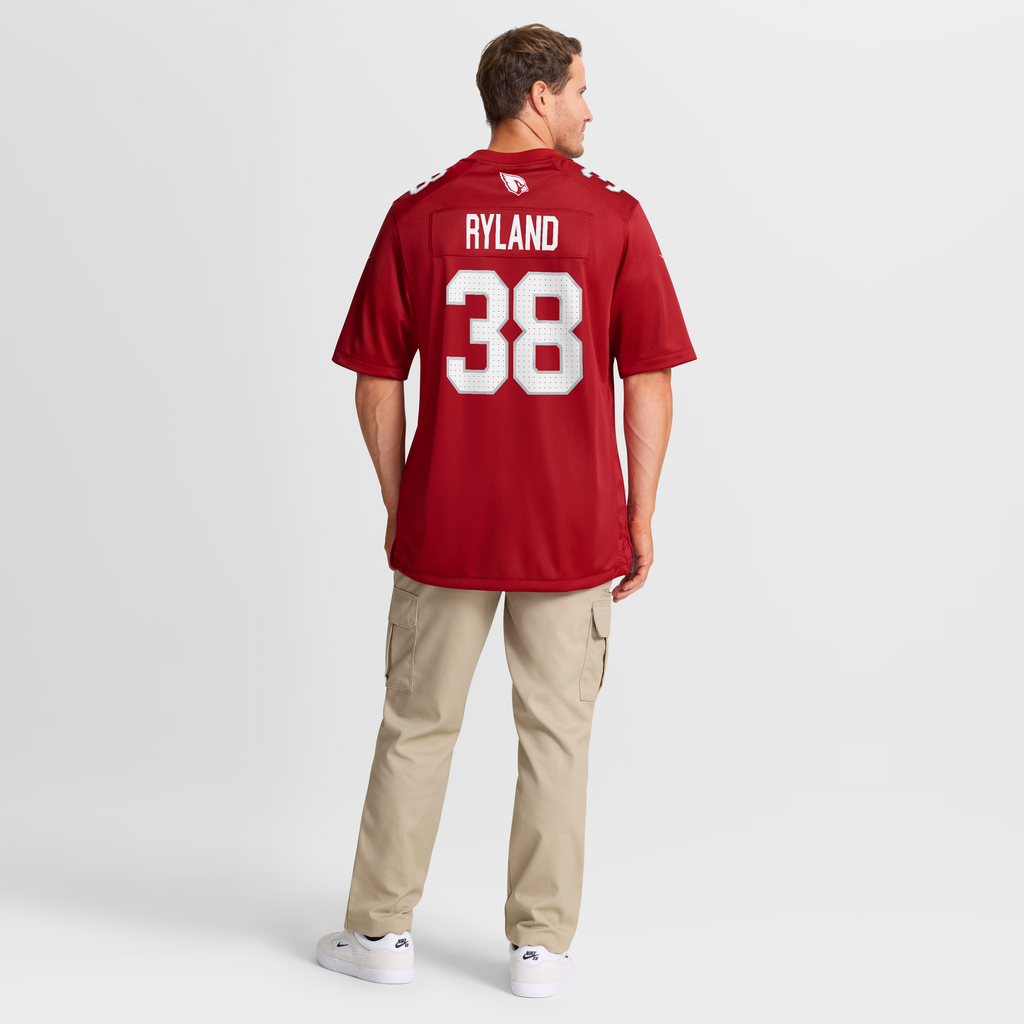 Men's Arizona Cardinals Chad Ryland Nike  Cardinal Team Game Jersey