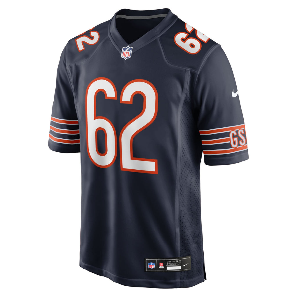 Men's Chicago Bears Joe Thuney Nike  Navy Team Game Jersey