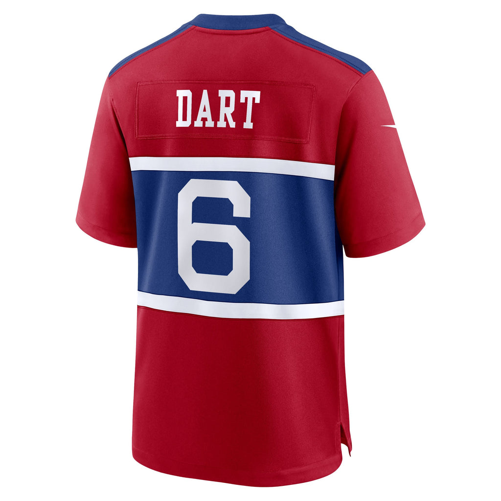 Men's New York Giants Jaxson Dart Nike Royal Team Game Jersey