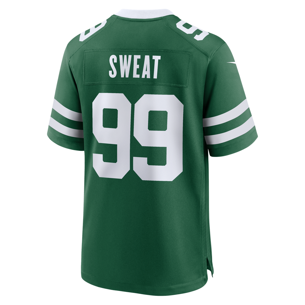 Men's New York Jets T'Vondre Sweat Nike Legacy Green Team Game Jersey