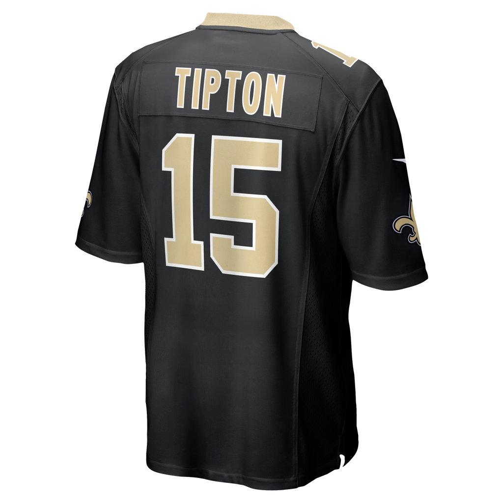 Men's New Orleans Saints Mason Tipton Nike  Black Team Game Jersey