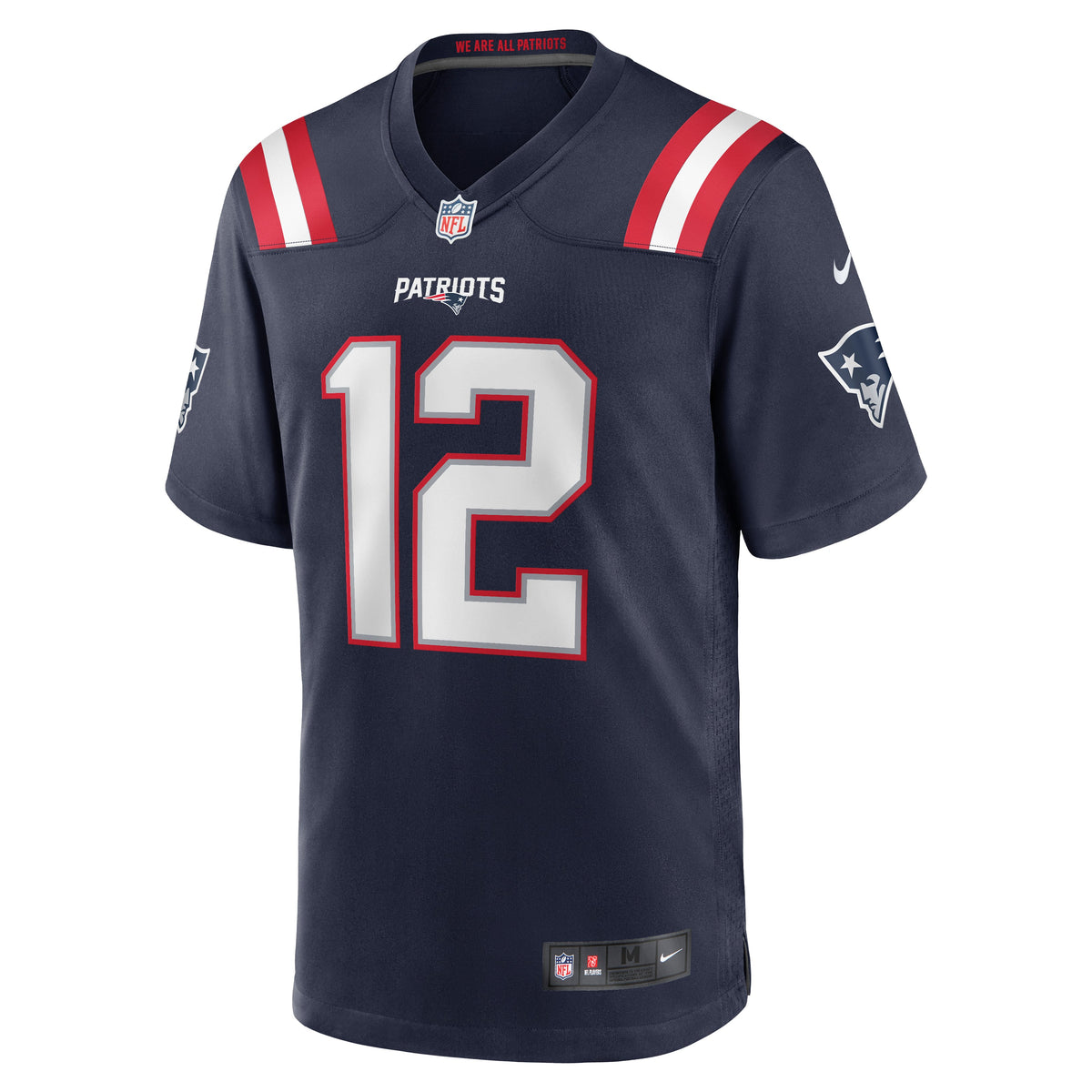 Men's New England Patriots Tom Brady Nike White Retired Game Jersey