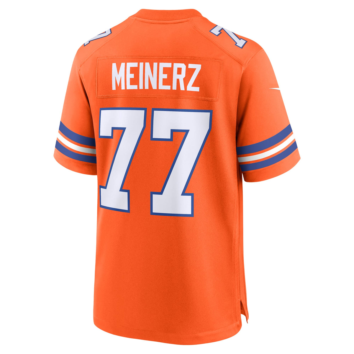 Men's Denver Broncos Quinn Meinerz Nike Orange Alternate Game Jersey