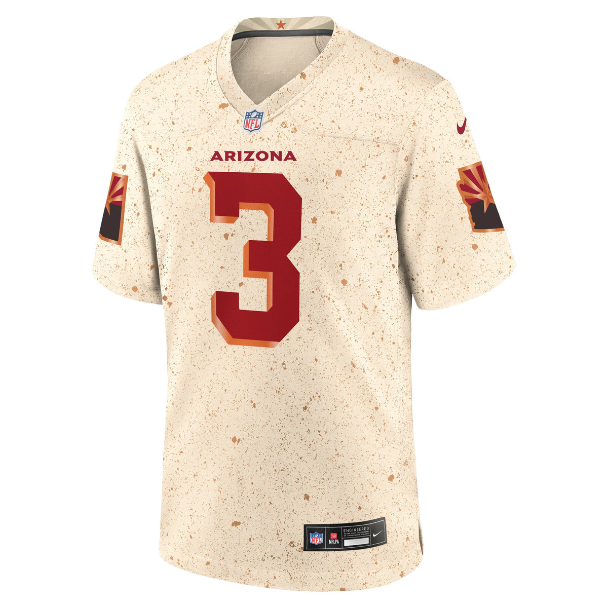 Men's Arizona Cardinals Budda Baker Nike Natural Rivalries Collection Game Jersey