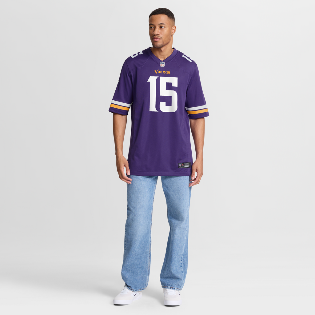 Men's Minnesota Vikings Dallas Turner Nike Purple  Player Game Jersey