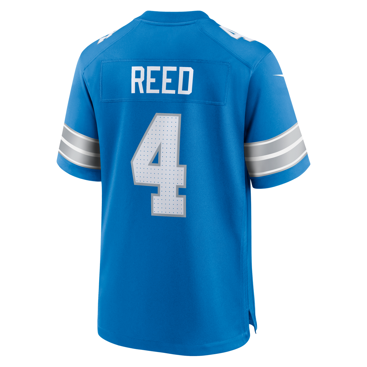 Men's Detroit Lions D.J. Reed Nike  Blue Team Game Jersey
