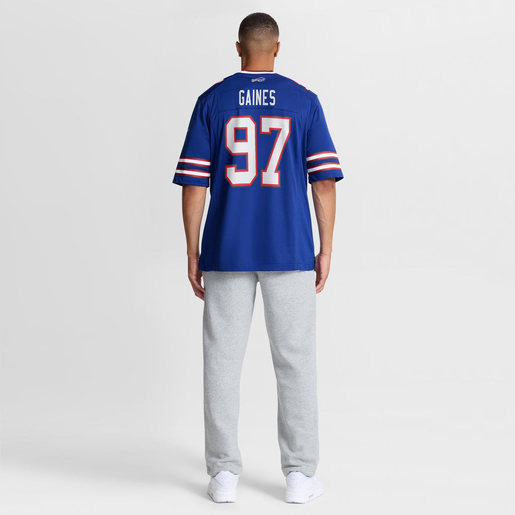 Men's Buffalo Bills Greg Gaines Nike Royal Team Game Jersey
