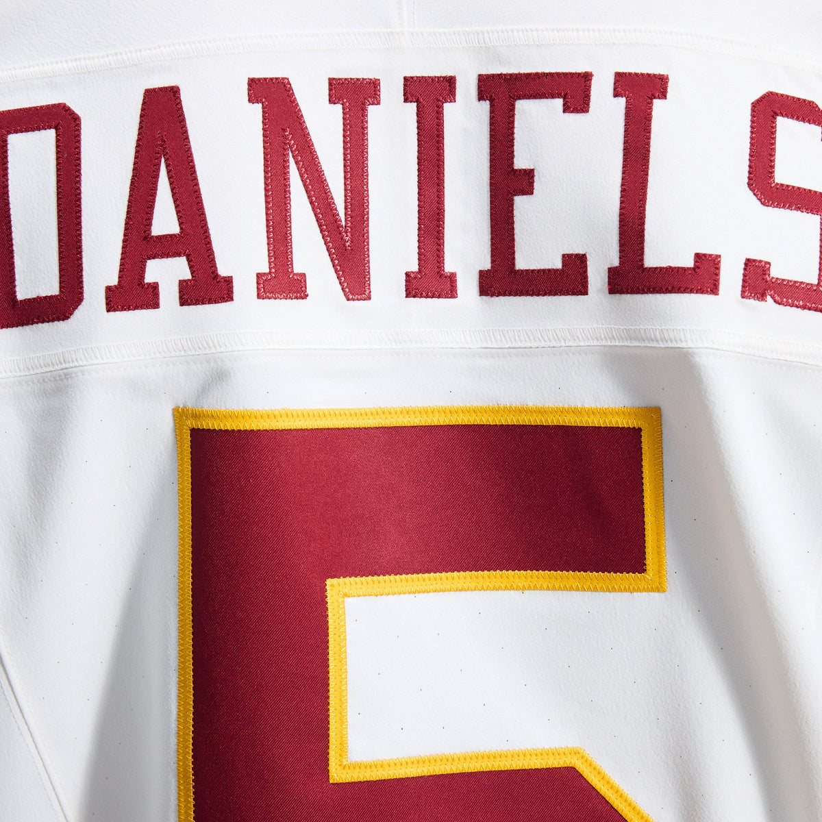 Men's Washington Commanders Jayden Daniels Nike White Alternate 2 Super Bowl Era Vapor F.U.S.E. Elite Jersey