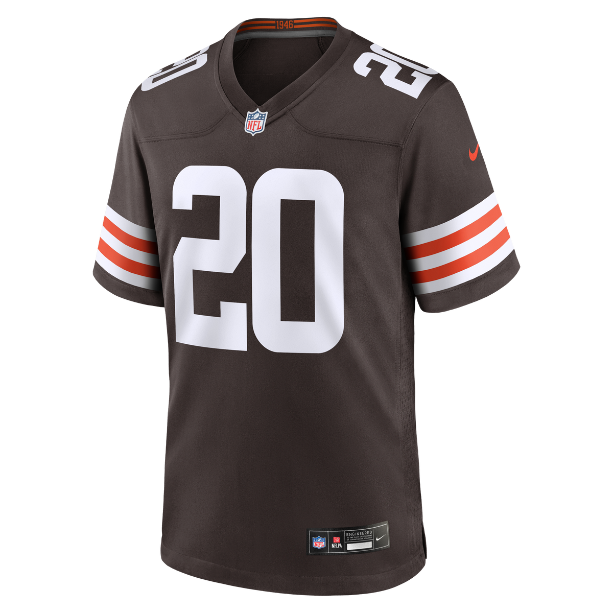 Men's Cleveland Browns Greg Newsome II Nike Brown Game Jersey