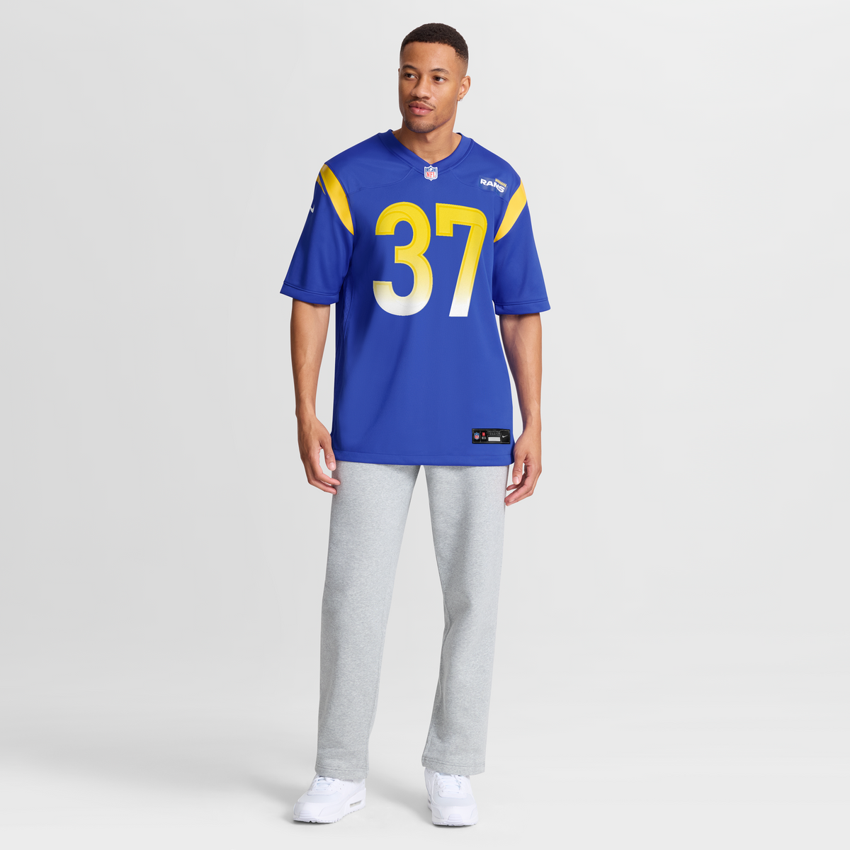 Men's Los Angeles Rams Quentin Lake Nike Royal Game Player Jersey