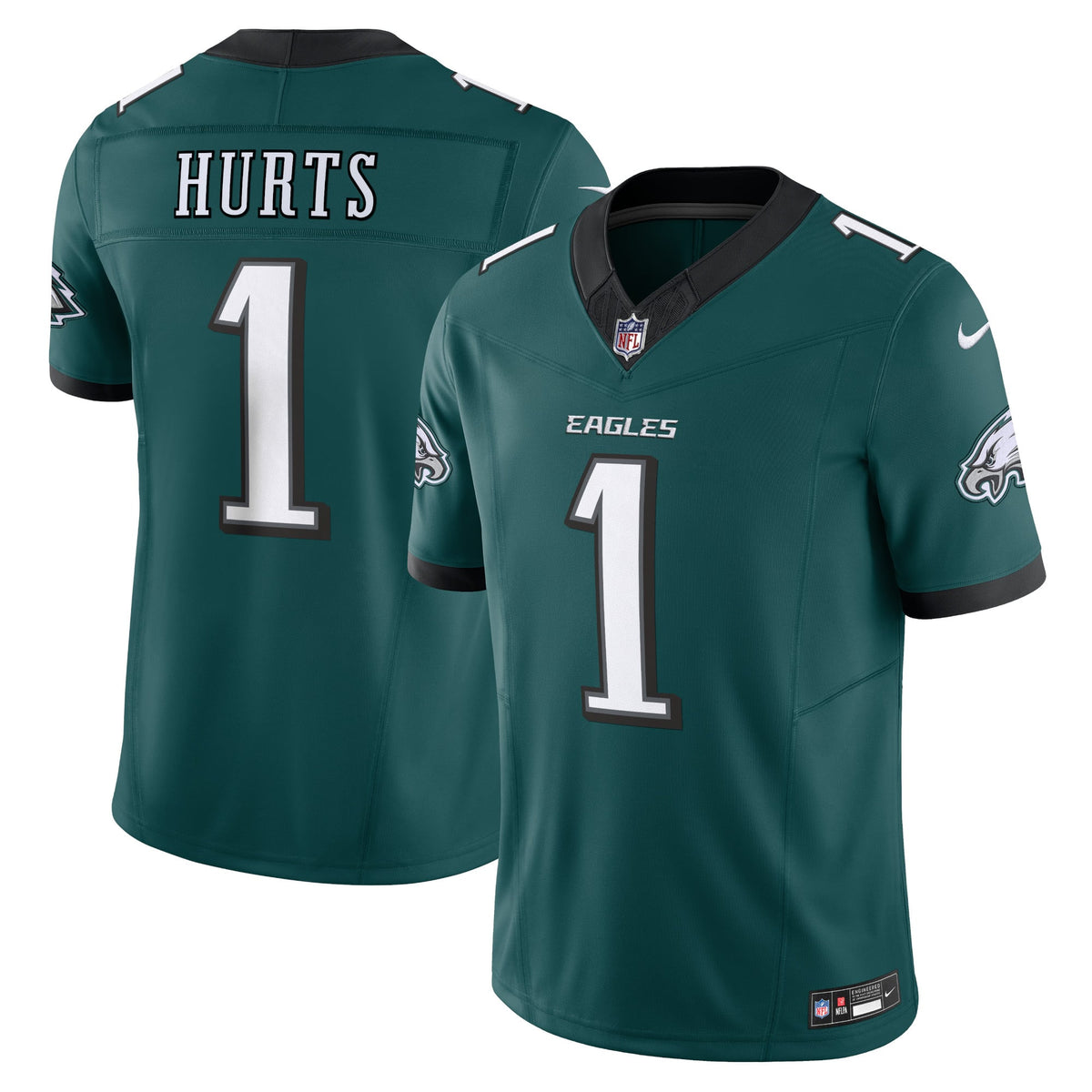 Men's Philadelphia Eagles Jalen Hurts Nike White Vapor F.U.S.E. Limited Jersey