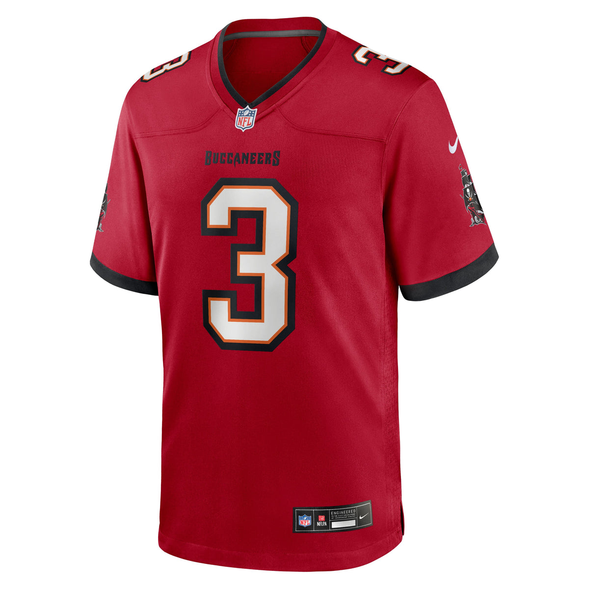 Men's Tampa Bay Buccaneers Rueben Bain Jr. Nike White Game Jersey