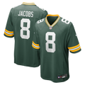 Men's Green Bay Packers Josh Jacobs Nike  Green Team Game Jersey