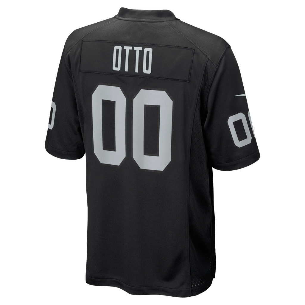 Men's Las Vegas Raiders Jim Otto Nike Black Game Retired Player Jersey