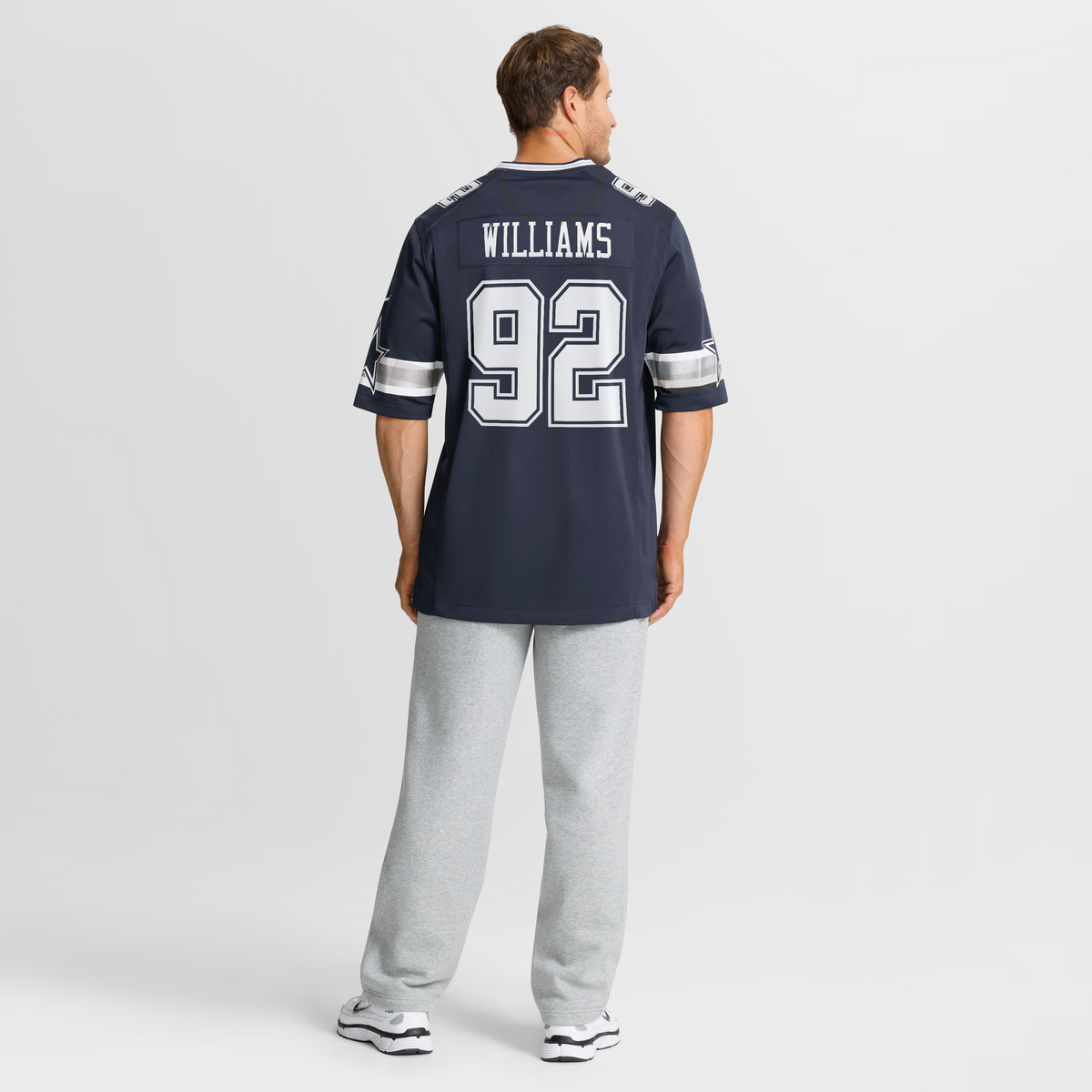 Men's Dallas Cowboys Quinnen Williams Nike Navy Team Game Jersey
