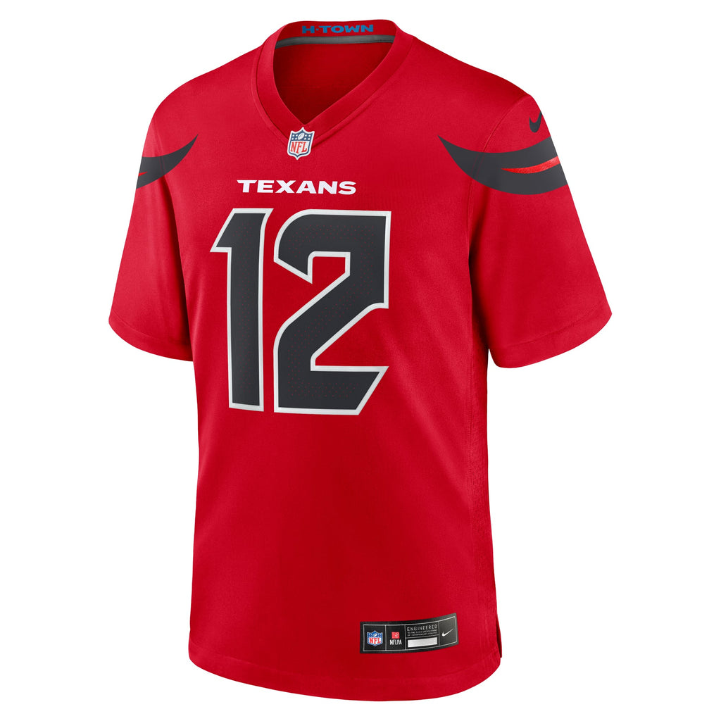 Men's Houston Texans Nico Collins Nike Navy Game Jersey