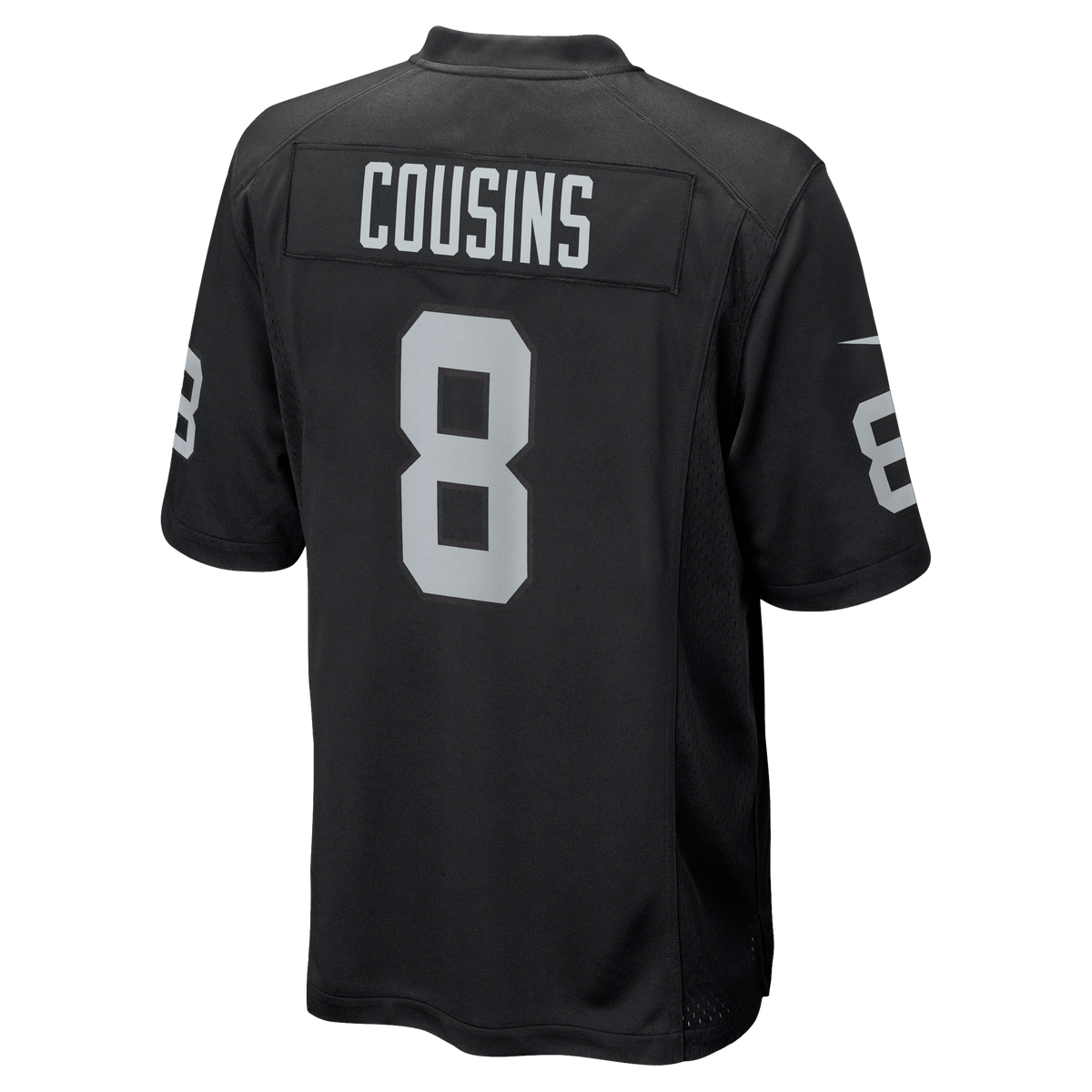 Men's Las Vegas Raiders Kirk Cousins Nike  Black Team Game Jersey