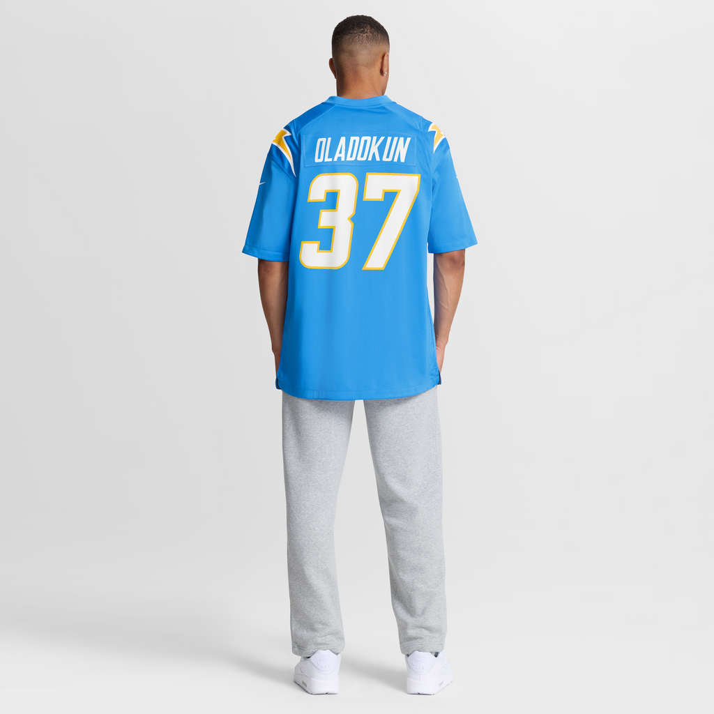 Men's Los Angeles Chargers Jordan Oladokun Nike  Powder Blue Team Game Jersey