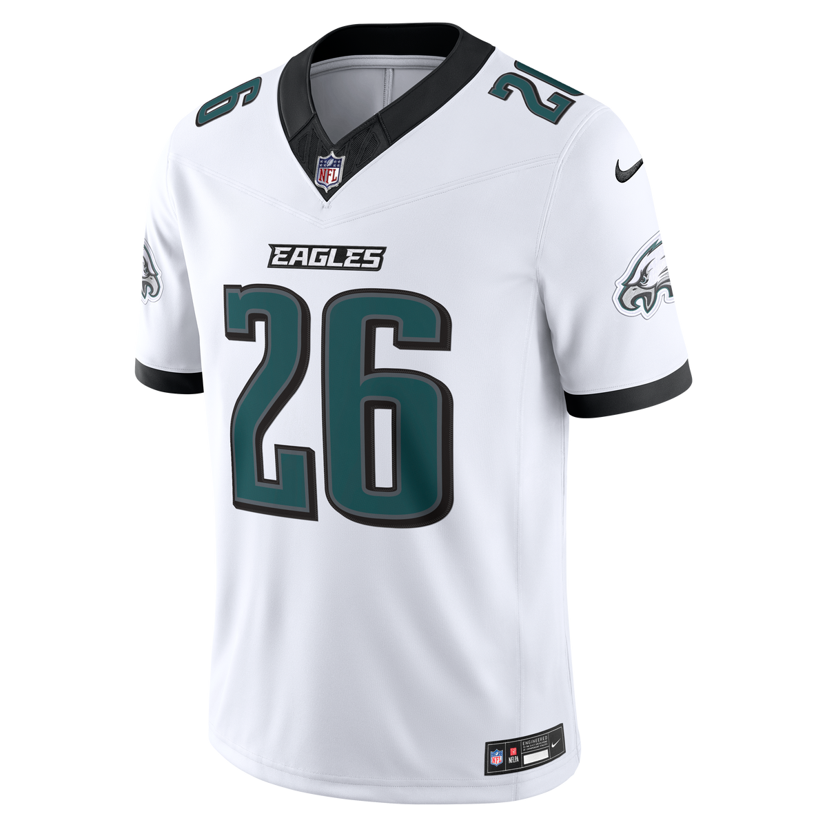 Men's Philadelphia Eagles Saquon Barkley Nike Black Alternate Vapor F.U.S.E. Stitched Limited Jersey