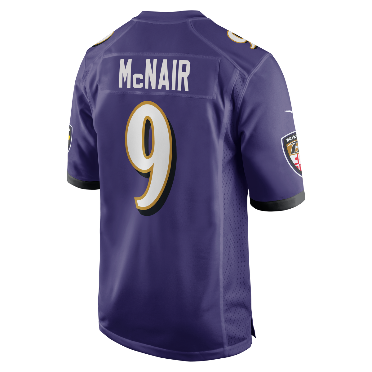Men's Baltimore Ravens Steve McNair Nike Purple Game Retired Player Jersey