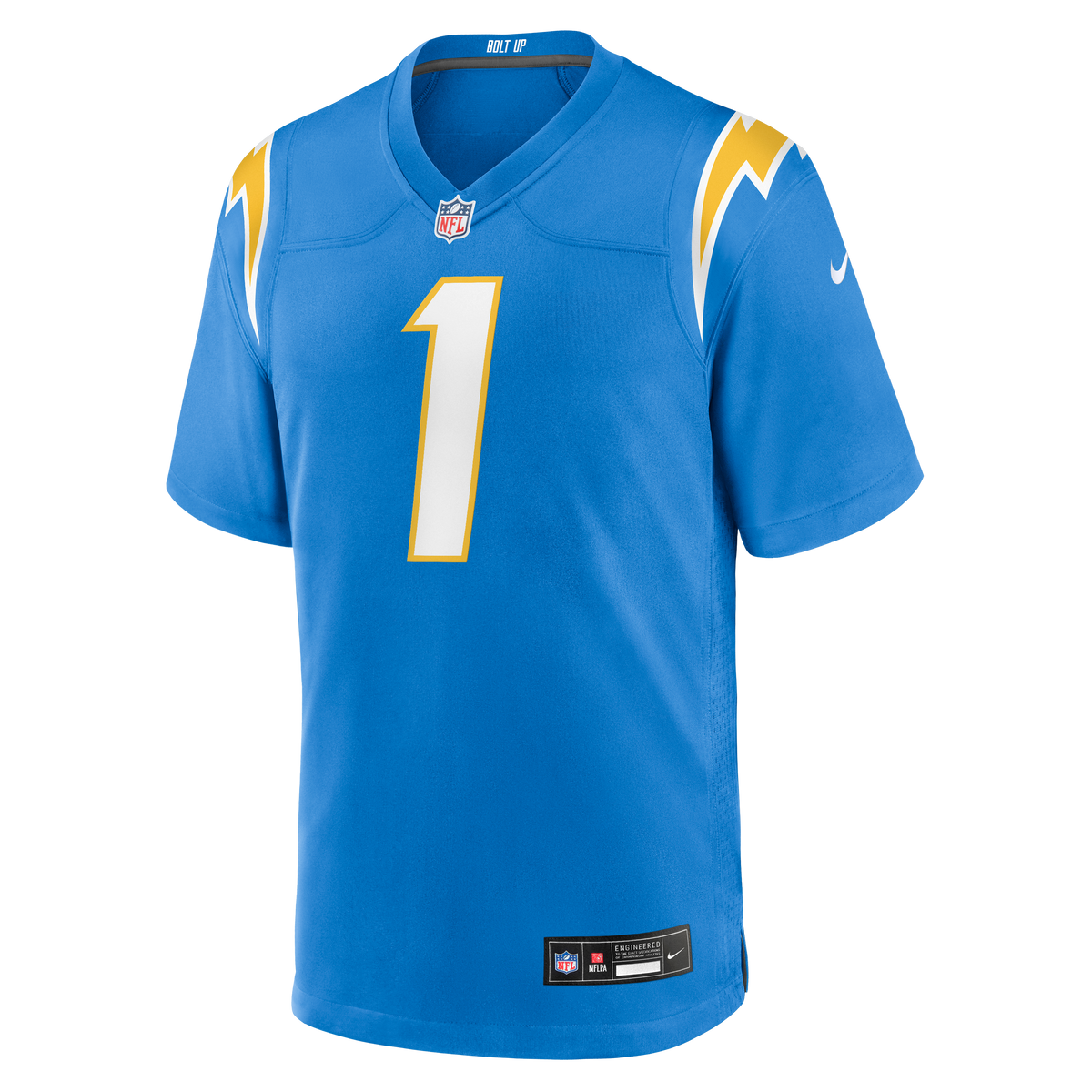 Men's Los Angeles Chargers Akheem Mesidor Nike Powder Blue Team Game Jersey