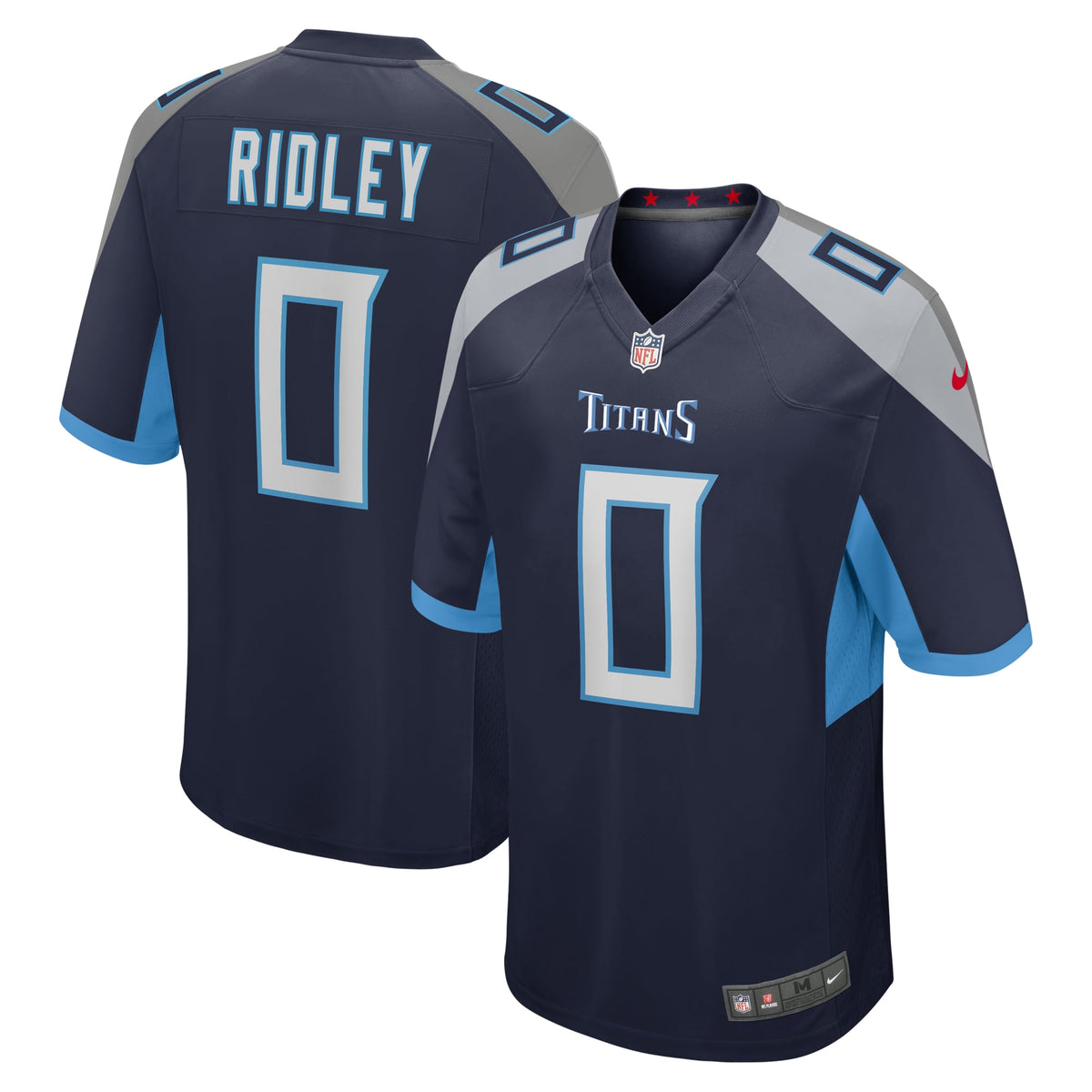 Men's Tennessee Titans Calvin Ridley Nike  Light Blue Team Game Jersey