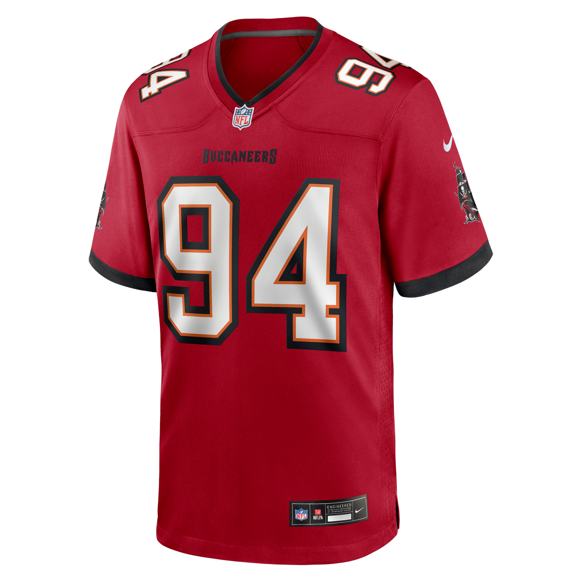 Men's Tampa Bay Buccaneers Calijah Kancey Nike Red  Game Jersey