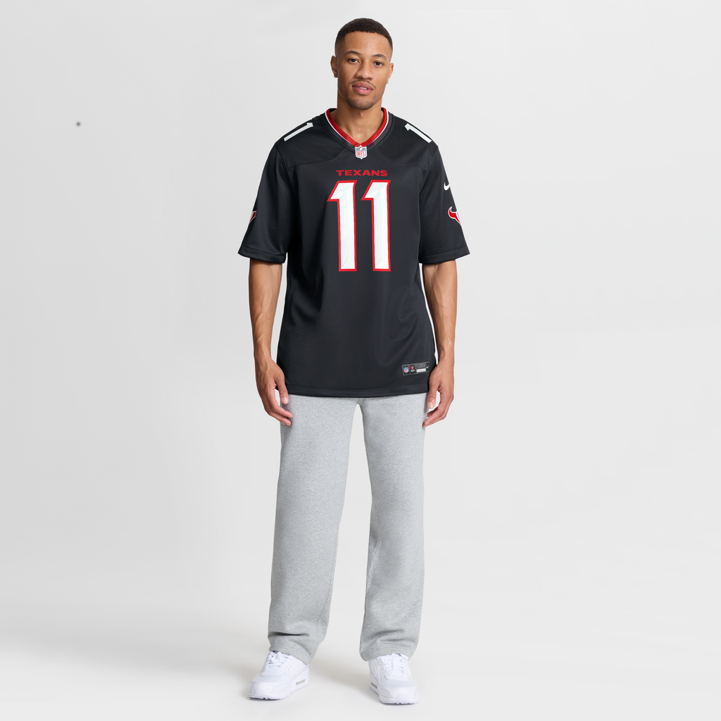 Men's Houston Texans Tremon Smith Nike  Navy Team Game Jersey