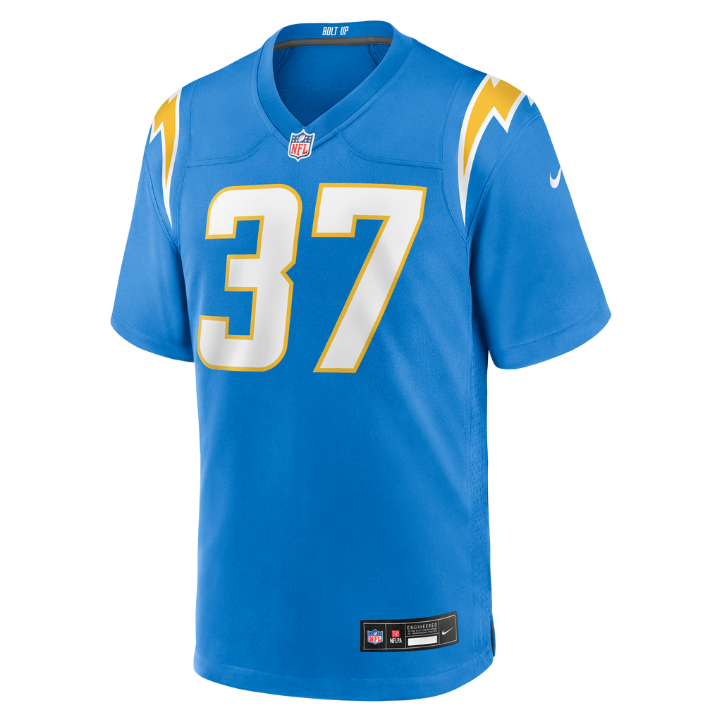 Men's Los Angeles Chargers Jordan Oladokun Nike  Powder Blue Team Game Jersey