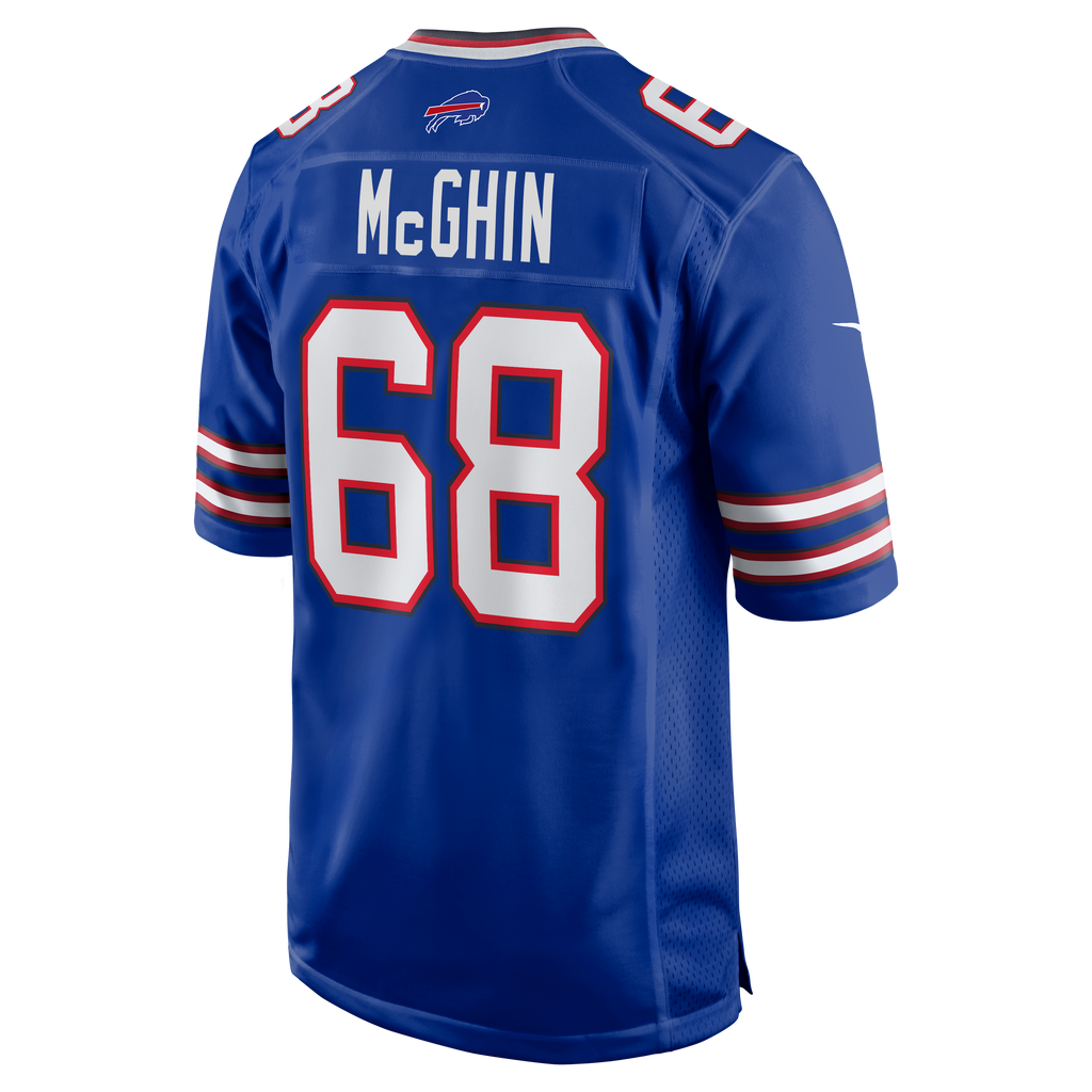 Men's Buffalo Bills Garrett McGhin Nike Royal Team Game Jersey