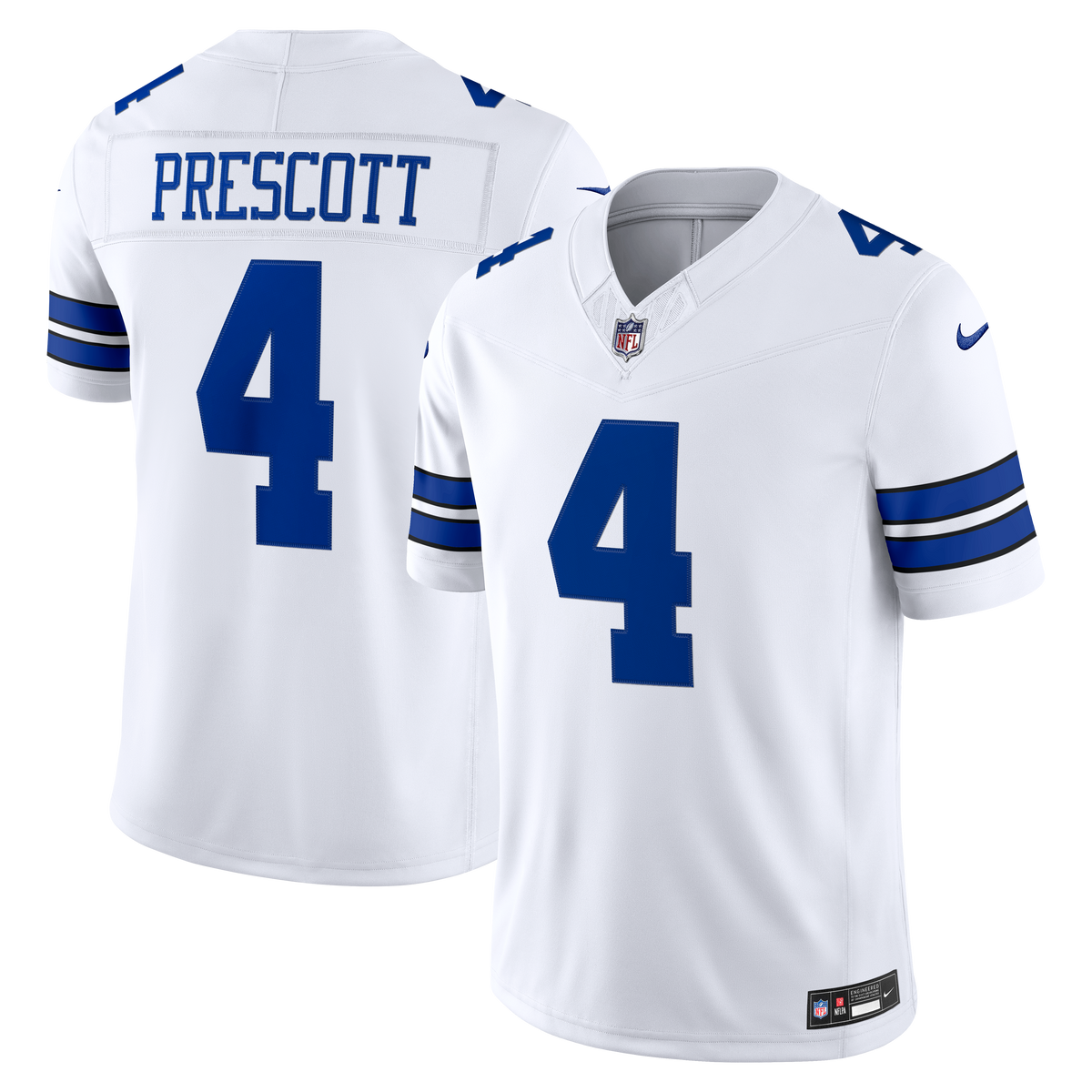 Men's Dallas Cowboys Dak Prescott Nike Navy Alternate Vapor F.U.S.E. Stitched Limited Jersey