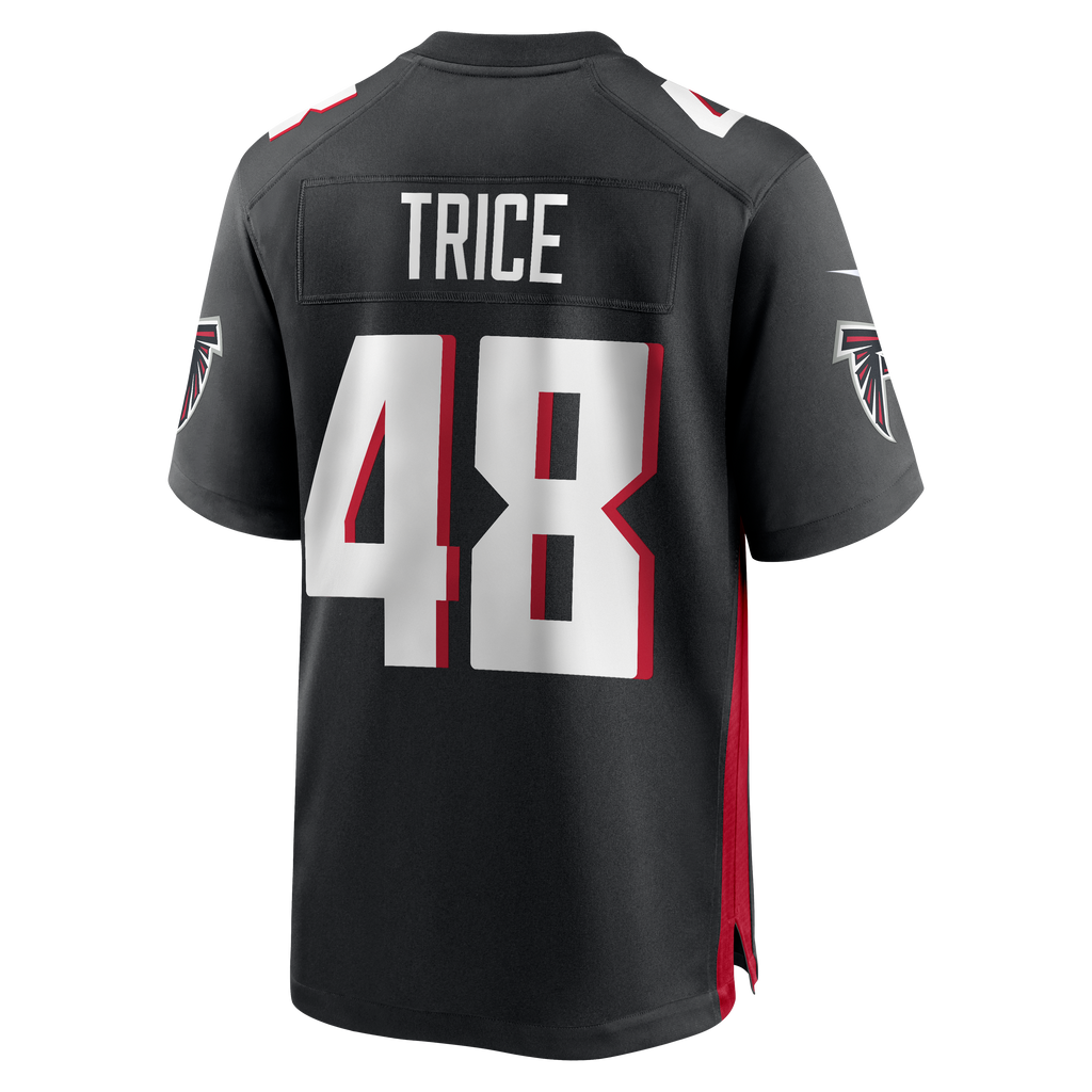 Men's Atlanta Falcons Bralen Trice Nike  Black Team Game Jersey