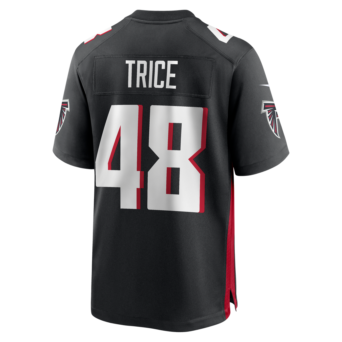 Men's Atlanta Falcons Bralen Trice Nike  Black Team Game Jersey