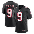 Men's Atlanta Falcons Michael Penix Jr. Nike Black Alternate Game Jersey