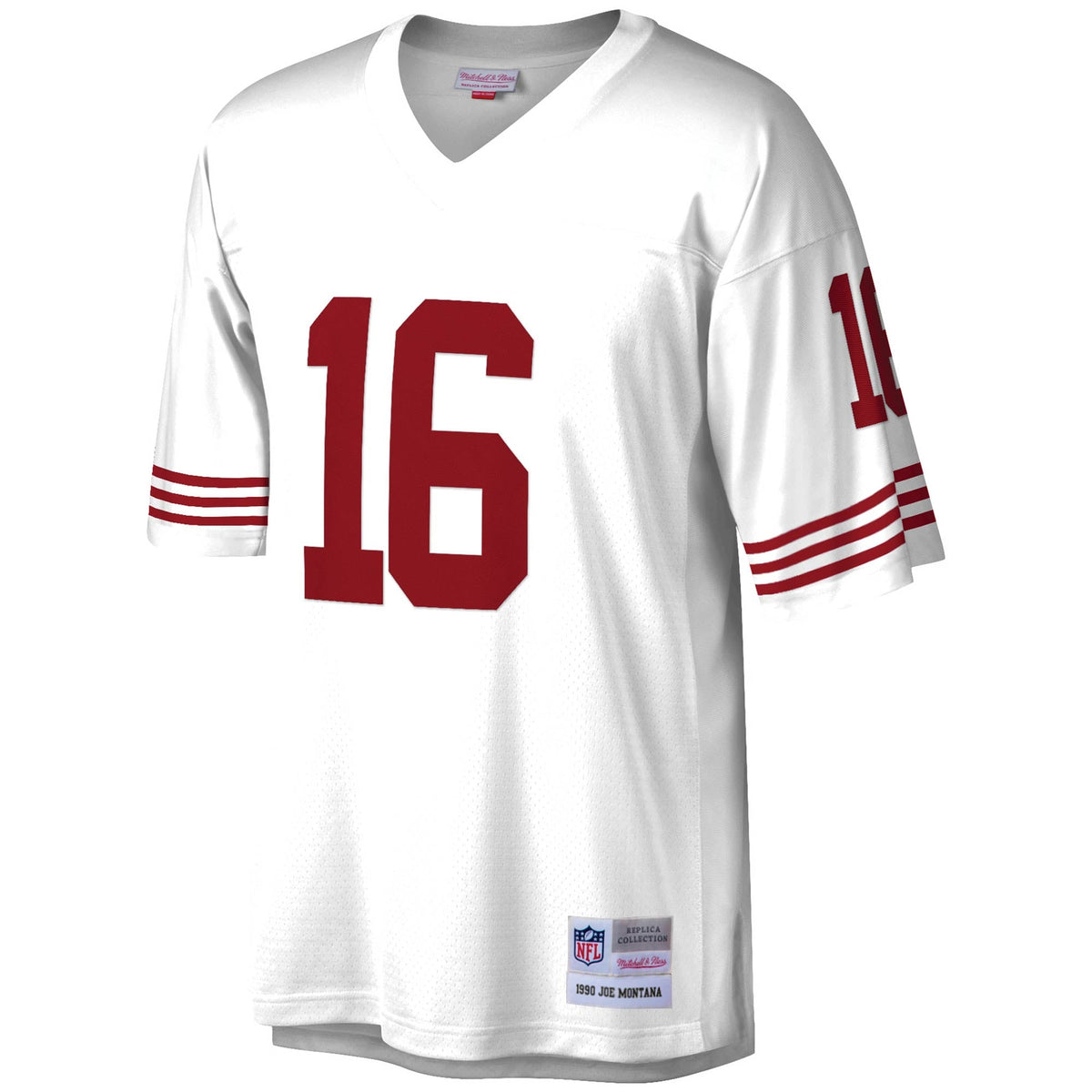 Men's San Francisco 49ers Joe Montana Mitchell & Ness Scarlet Legacy Replica Jersey