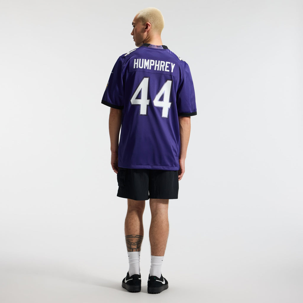 Men's Baltimore Ravens Marlon Humphrey Nike Purple Team Game Jersey