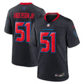 Men's Houston Texans Will Anderson Jr. Nike Navy Alternate Game Jersey