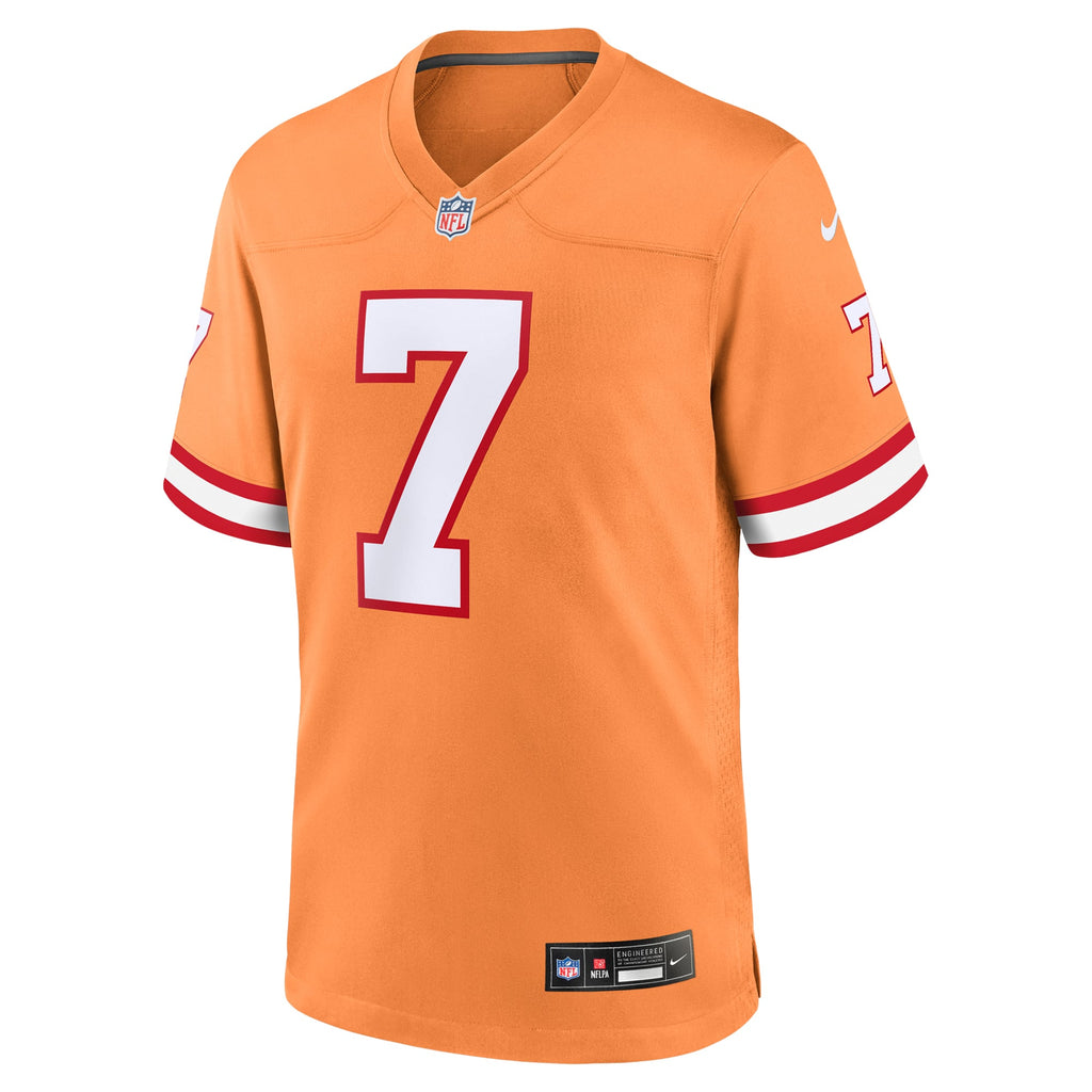 Men's Tampa Bay Buccaneers Bucky Irving Nike  Pewter Alternate Game Jersey