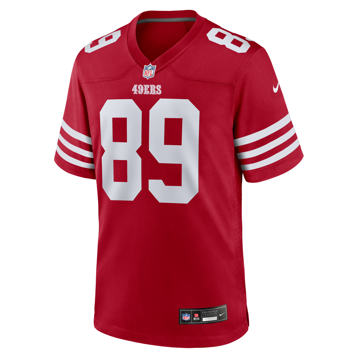Men's San Francisco 49ers Luke Farrell Nike  Scarlet Team Game Jersey