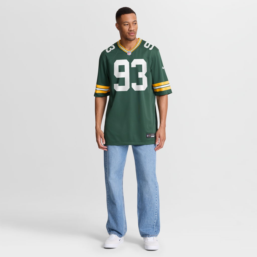 Men's Green Bay Packers Nazir Stackhouse Nike  Green Team Game Jersey