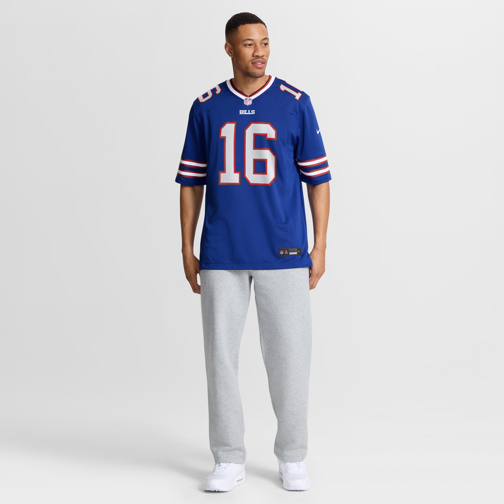 Men's Buffalo Bills Tyler Bass Nike  Royal Team Game Jersey